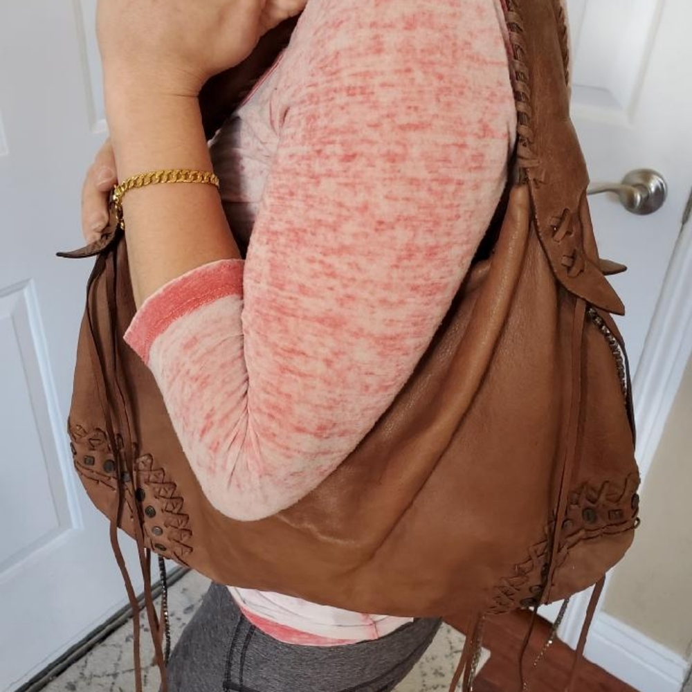 Juicy couture brown leather purse
